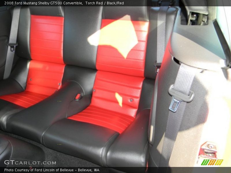 Torch Red / Black/Red 2008 Ford Mustang Shelby GT500 Convertible