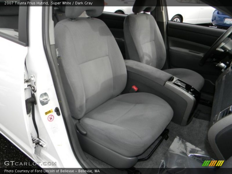 Super White / Dark Gray 2007 Toyota Prius Hybrid