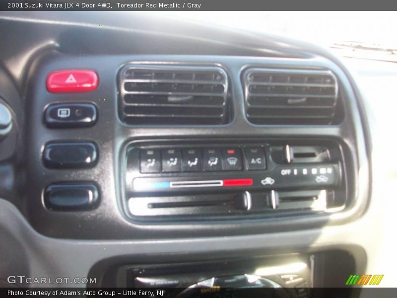 Toreador Red Metallic / Gray 2001 Suzuki Vitara JLX 4 Door 4WD