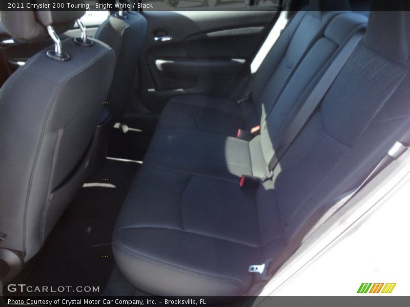 Bright White / Black 2011 Chrysler 200 Touring