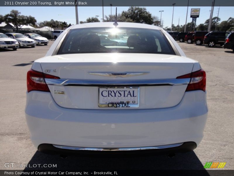 Bright White / Black 2011 Chrysler 200 Touring
