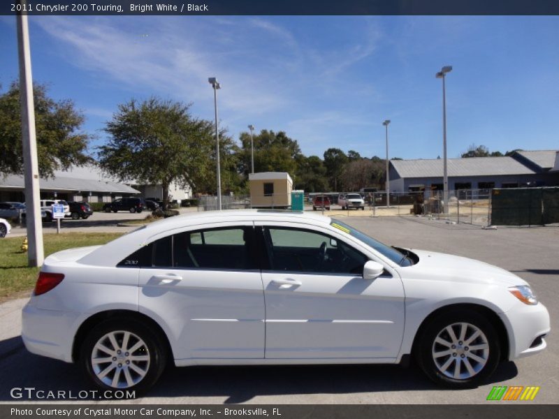 Bright White / Black 2011 Chrysler 200 Touring