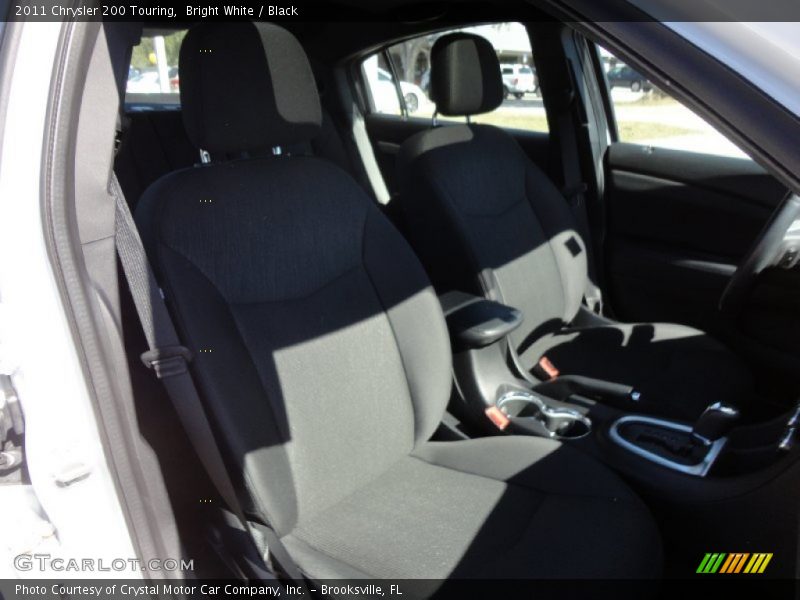 Bright White / Black 2011 Chrysler 200 Touring