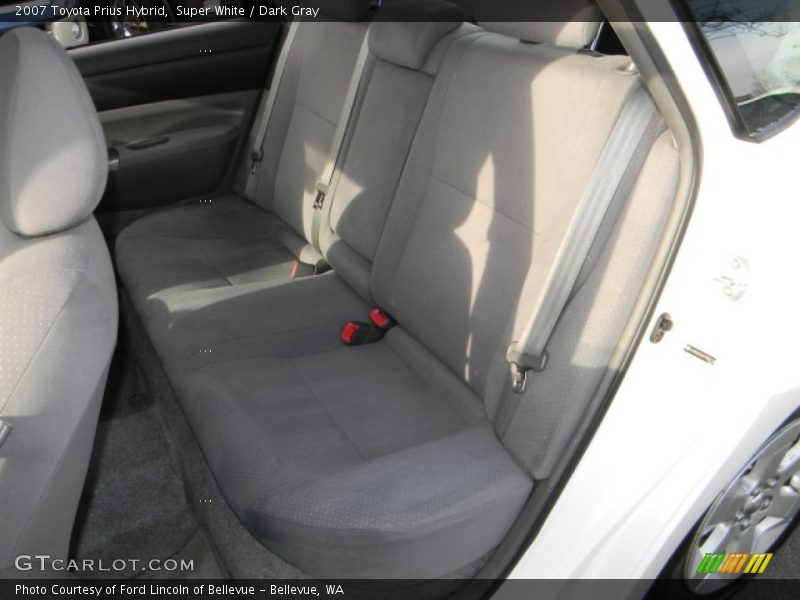 Super White / Dark Gray 2007 Toyota Prius Hybrid