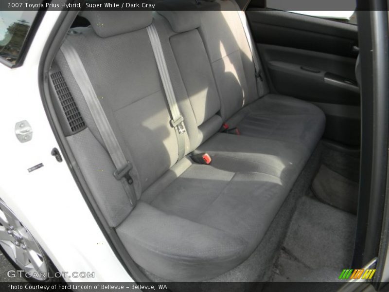 Super White / Dark Gray 2007 Toyota Prius Hybrid