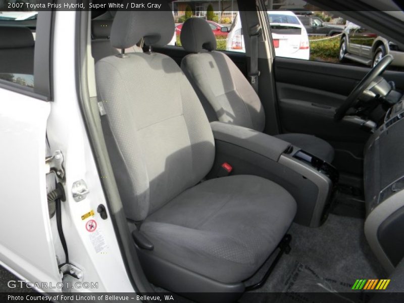 Super White / Dark Gray 2007 Toyota Prius Hybrid