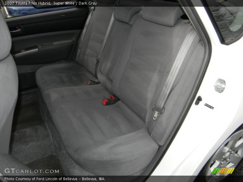 Super White / Dark Gray 2007 Toyota Prius Hybrid