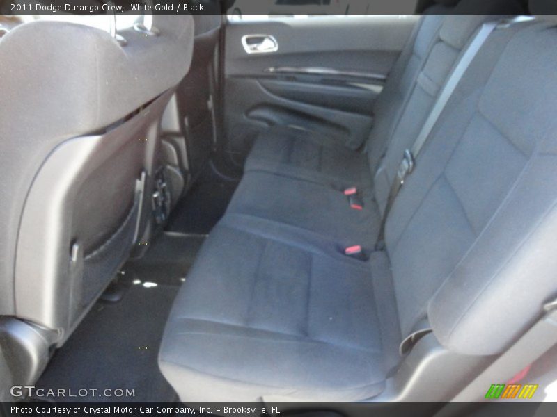 White Gold / Black 2011 Dodge Durango Crew
