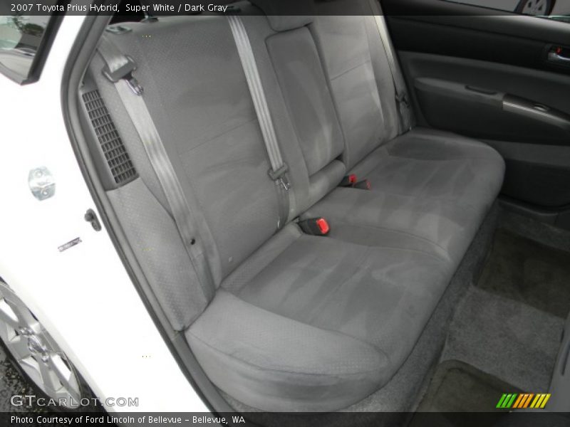 Super White / Dark Gray 2007 Toyota Prius Hybrid
