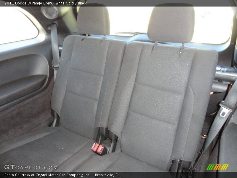 White Gold / Black 2011 Dodge Durango Crew