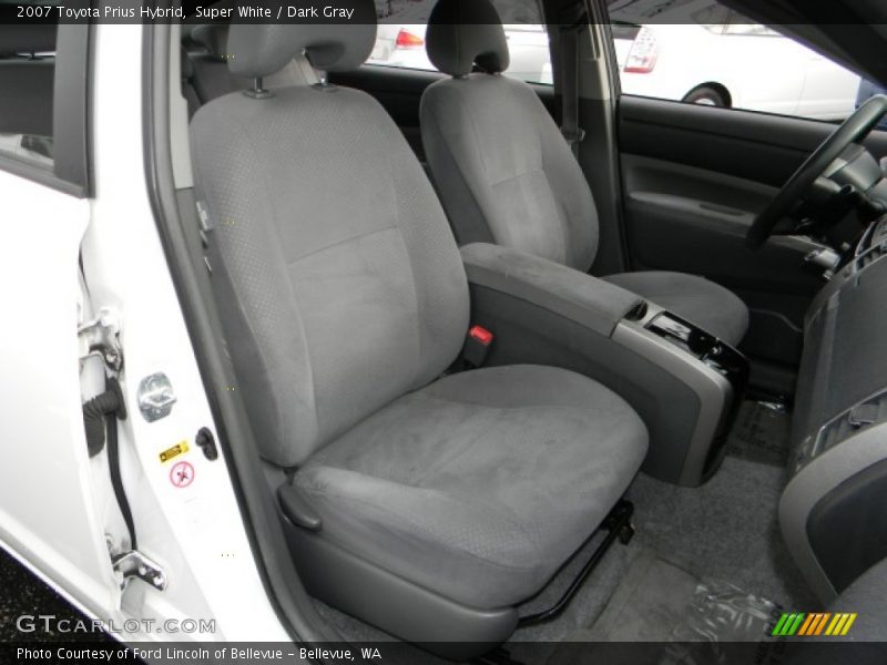 Super White / Dark Gray 2007 Toyota Prius Hybrid