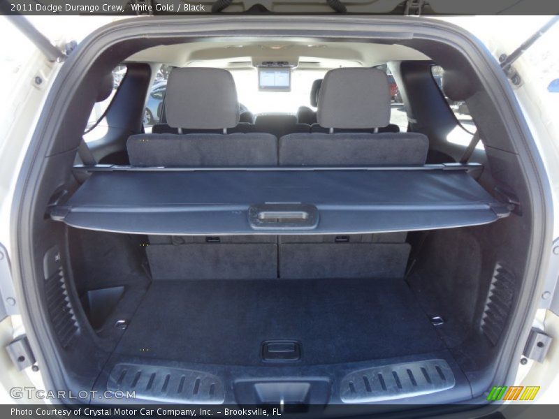 White Gold / Black 2011 Dodge Durango Crew