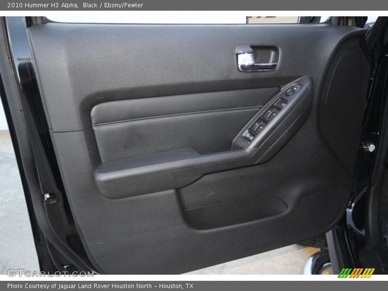 Black / Ebony/Pewter 2010 Hummer H3 Alpha