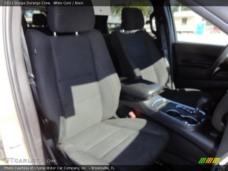 White Gold / Black 2011 Dodge Durango Crew