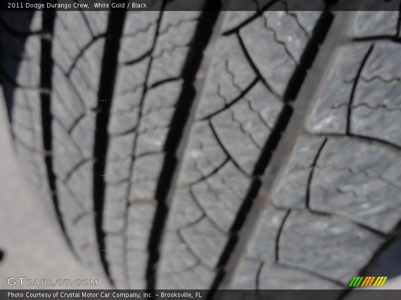 White Gold / Black 2011 Dodge Durango Crew