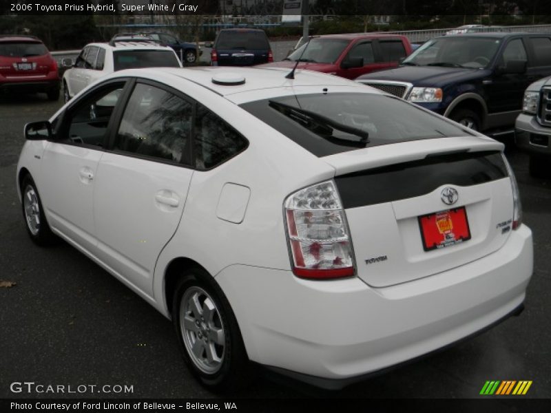 Super White / Gray 2006 Toyota Prius Hybrid