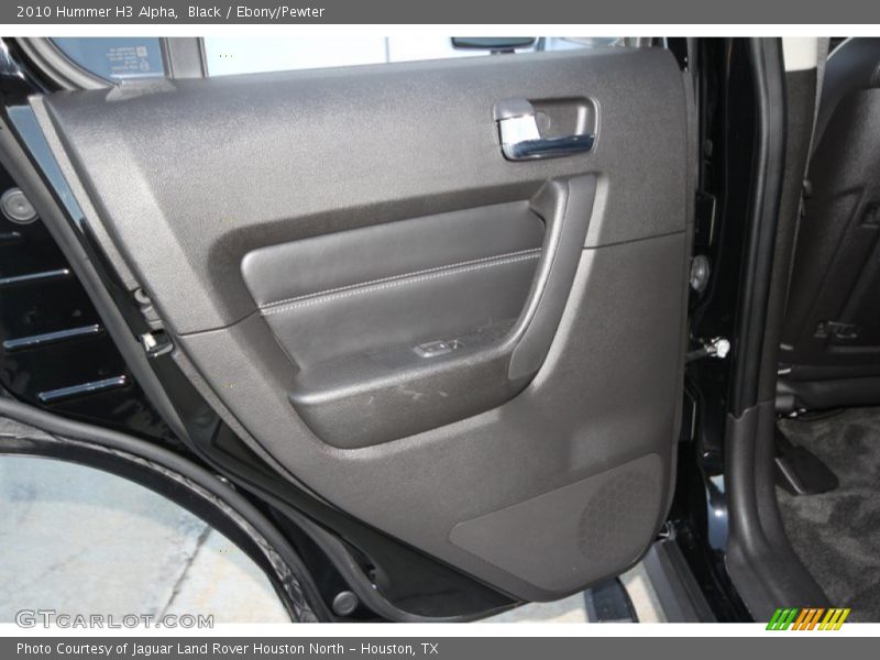 Black / Ebony/Pewter 2010 Hummer H3 Alpha