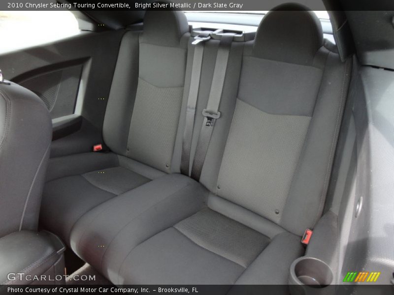 Bright Silver Metallic / Dark Slate Gray 2010 Chrysler Sebring Touring Convertible