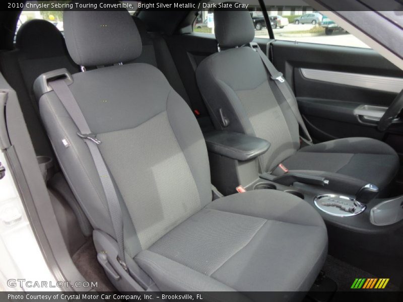 Bright Silver Metallic / Dark Slate Gray 2010 Chrysler Sebring Touring Convertible