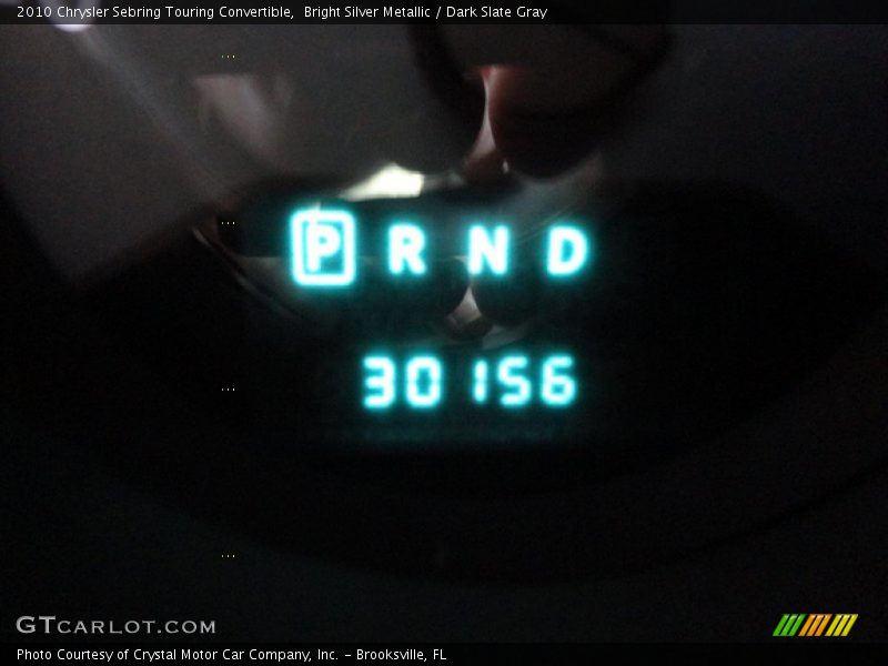 Bright Silver Metallic / Dark Slate Gray 2010 Chrysler Sebring Touring Convertible