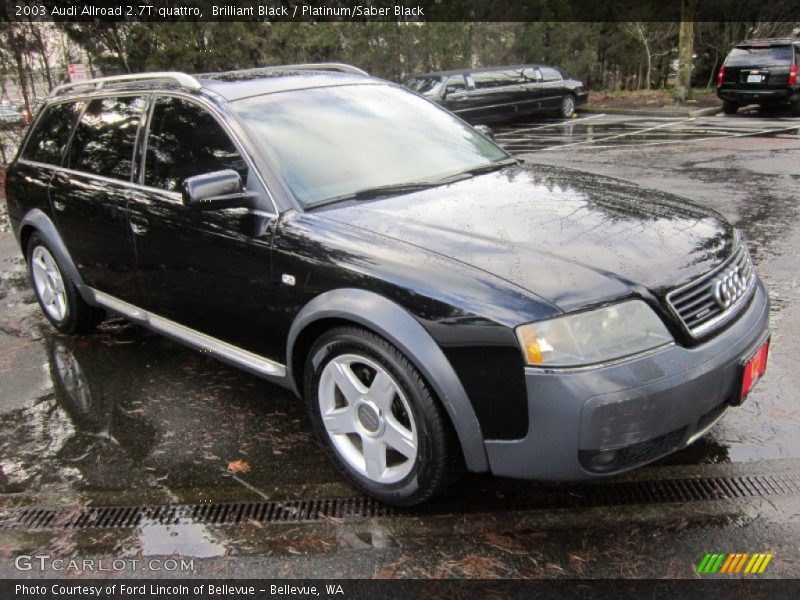 Brilliant Black / Platinum/Saber Black 2003 Audi Allroad 2.7T quattro