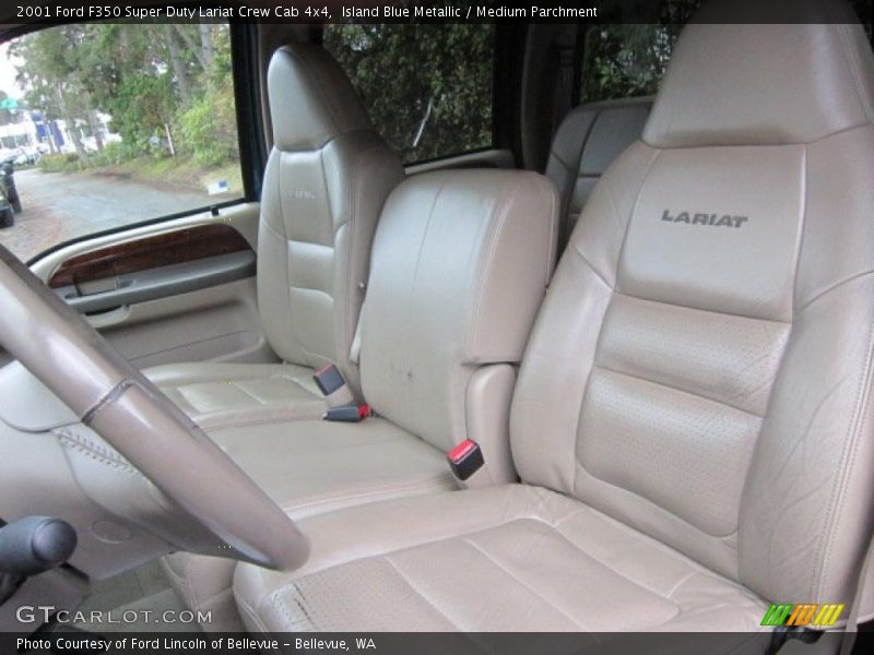  2001 F350 Super Duty Lariat Crew Cab 4x4 Medium Parchment Interior