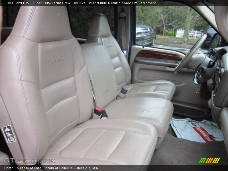  2001 F350 Super Duty Lariat Crew Cab 4x4 Medium Parchment Interior