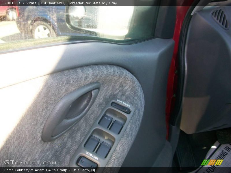 Toreador Red Metallic / Gray 2001 Suzuki Vitara JLX 4 Door 4WD