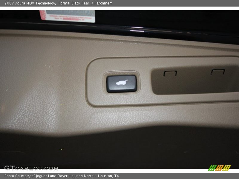 Formal Black Pearl / Parchment 2007 Acura MDX Technology