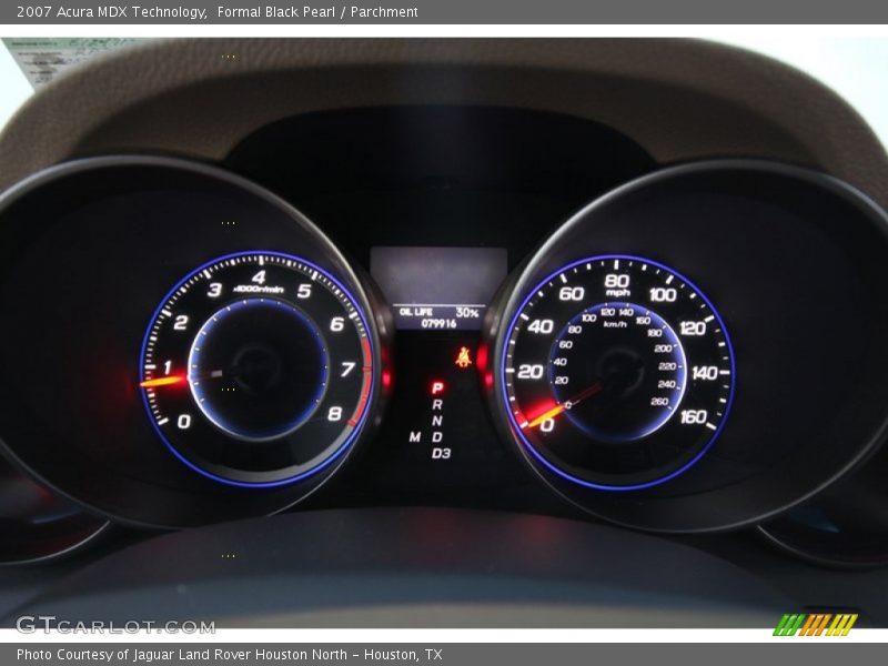 Formal Black Pearl / Parchment 2007 Acura MDX Technology