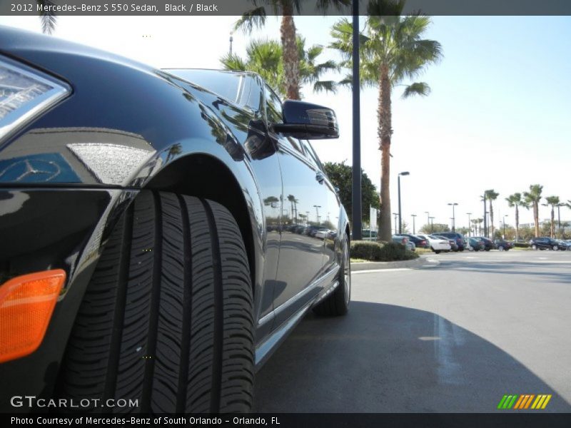 Black / Black 2012 Mercedes-Benz S 550 Sedan