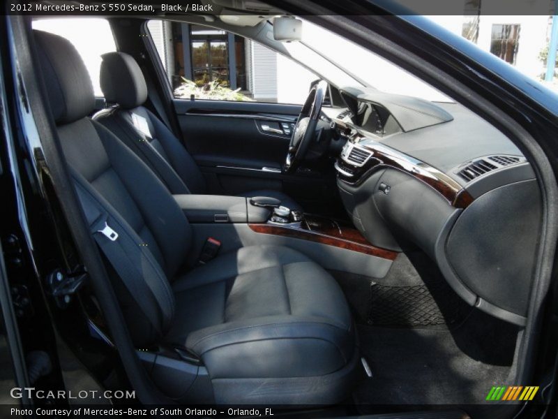 Black / Black 2012 Mercedes-Benz S 550 Sedan