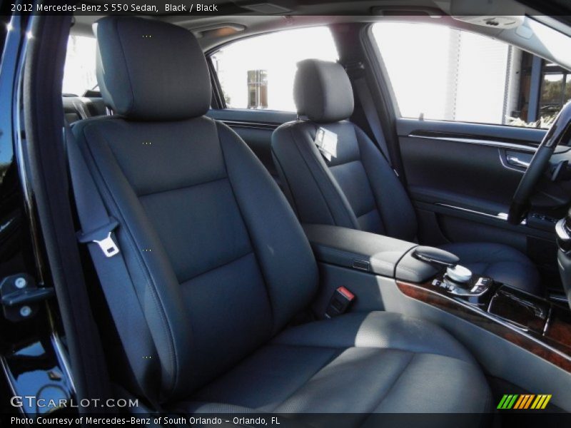 Black / Black 2012 Mercedes-Benz S 550 Sedan