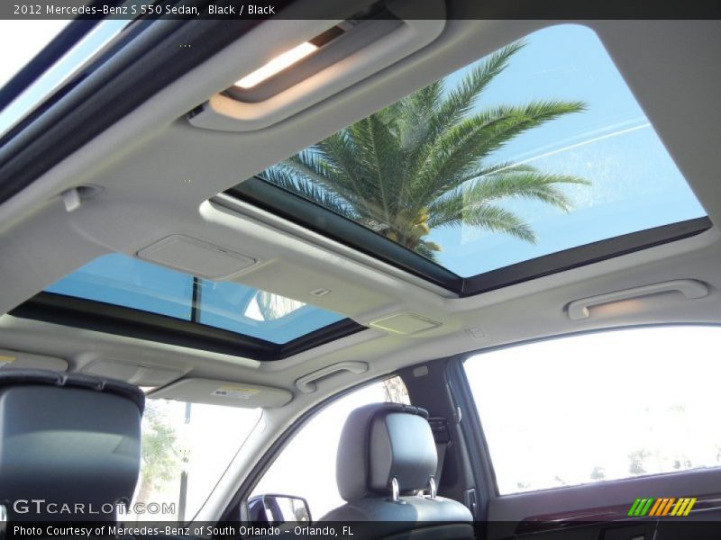 Black / Black 2012 Mercedes-Benz S 550 Sedan