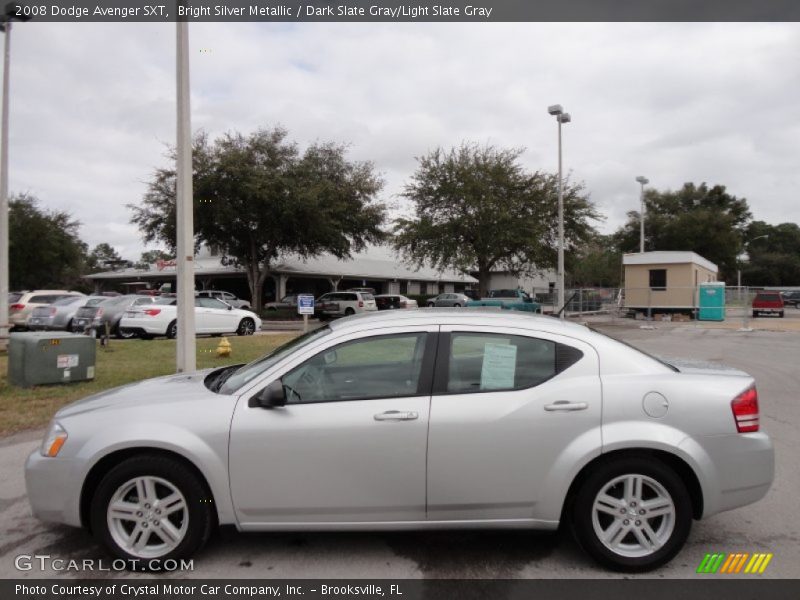 Bright Silver Metallic / Dark Slate Gray/Light Slate Gray 2008 Dodge Avenger SXT