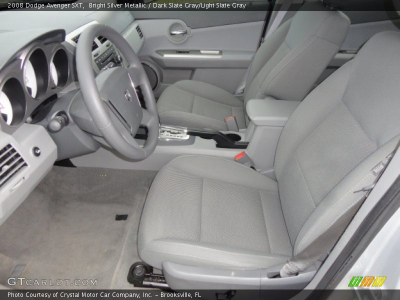 Bright Silver Metallic / Dark Slate Gray/Light Slate Gray 2008 Dodge Avenger SXT