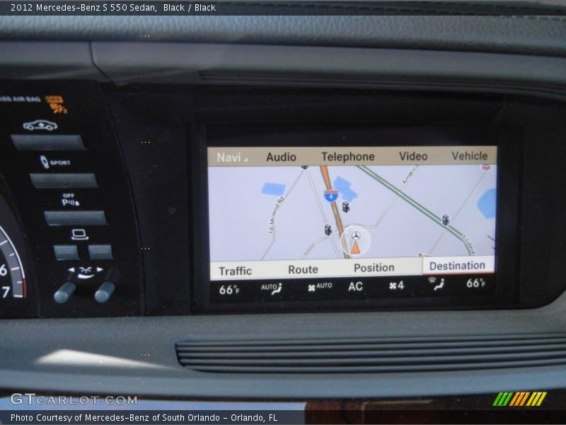 Black / Black 2012 Mercedes-Benz S 550 Sedan