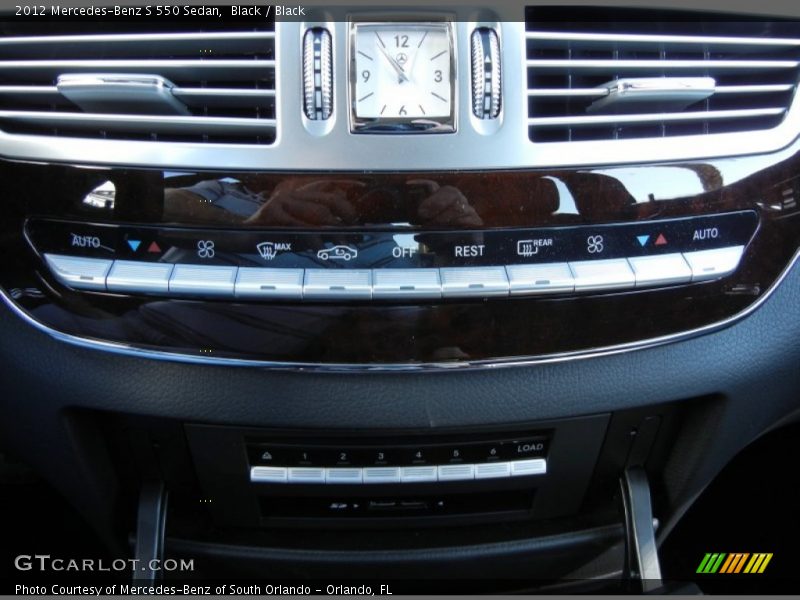 Black / Black 2012 Mercedes-Benz S 550 Sedan