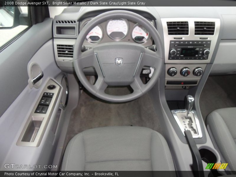 Bright Silver Metallic / Dark Slate Gray/Light Slate Gray 2008 Dodge Avenger SXT