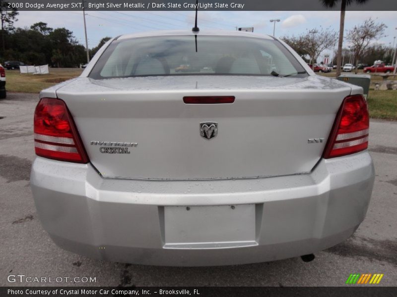 Bright Silver Metallic / Dark Slate Gray/Light Slate Gray 2008 Dodge Avenger SXT