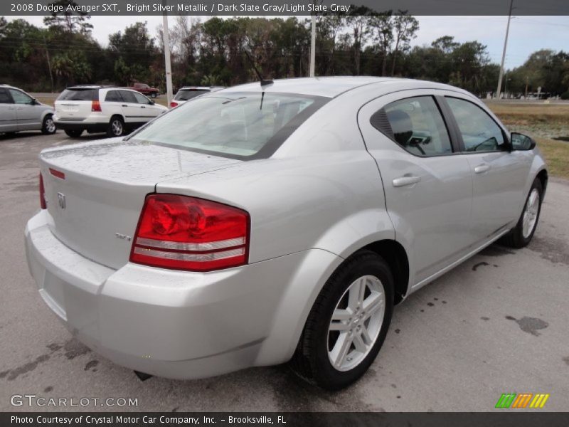 Bright Silver Metallic / Dark Slate Gray/Light Slate Gray 2008 Dodge Avenger SXT