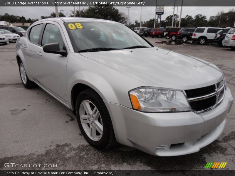 Bright Silver Metallic / Dark Slate Gray/Light Slate Gray 2008 Dodge Avenger SXT