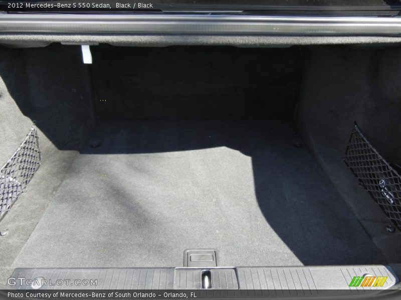 Black / Black 2012 Mercedes-Benz S 550 Sedan