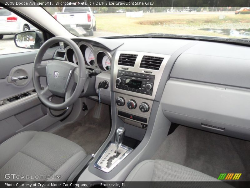 Bright Silver Metallic / Dark Slate Gray/Light Slate Gray 2008 Dodge Avenger SXT