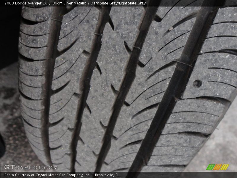 Bright Silver Metallic / Dark Slate Gray/Light Slate Gray 2008 Dodge Avenger SXT