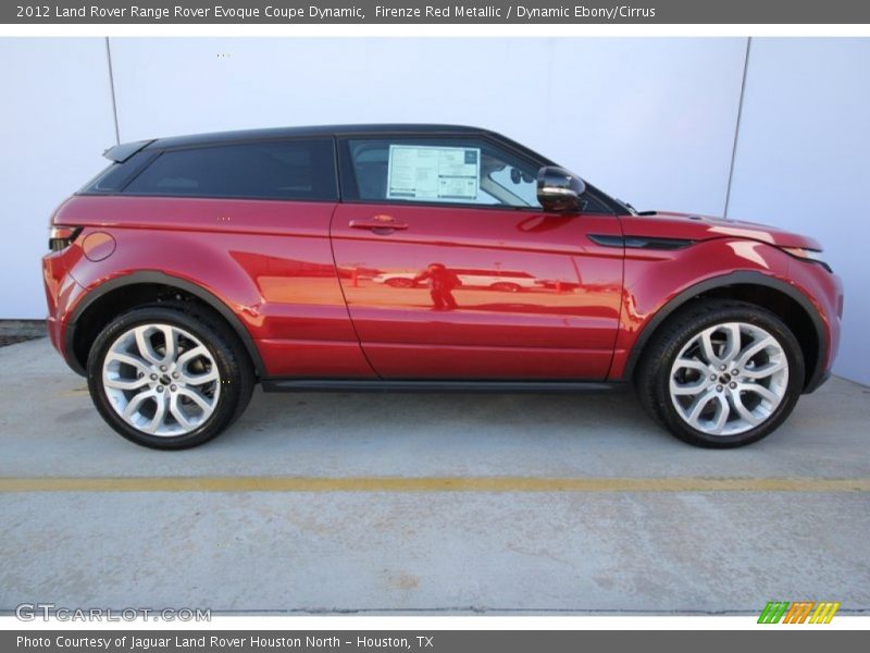  2012 Range Rover Evoque Coupe Dynamic Firenze Red Metallic