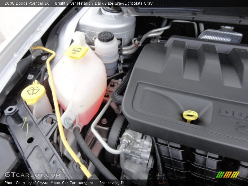 Bright Silver Metallic / Dark Slate Gray/Light Slate Gray 2008 Dodge Avenger SXT
