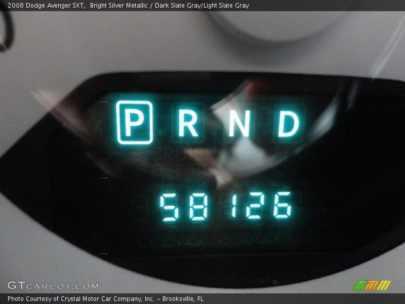 Bright Silver Metallic / Dark Slate Gray/Light Slate Gray 2008 Dodge Avenger SXT