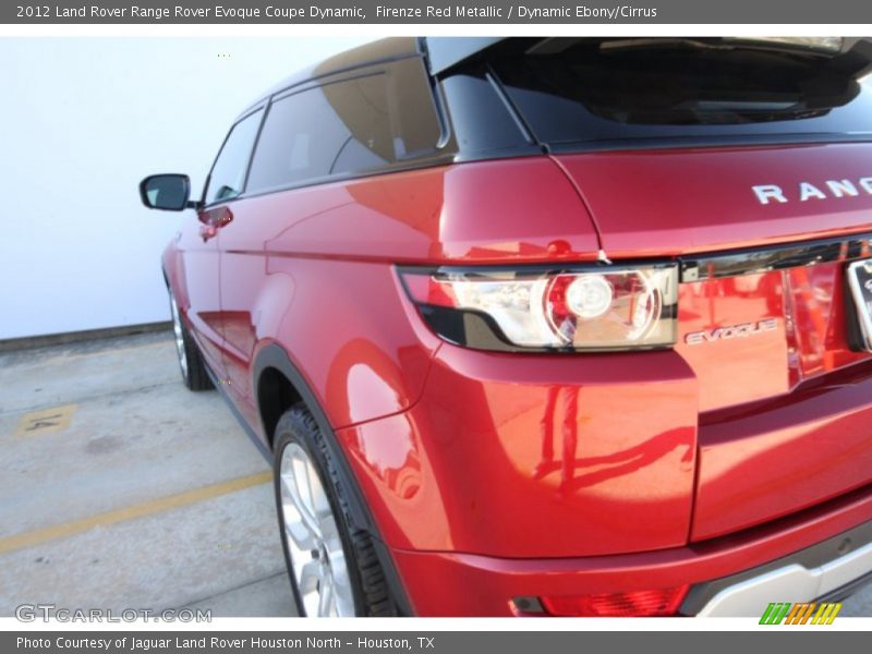 Firenze Red Metallic / Dynamic Ebony/Cirrus 2012 Land Rover Range Rover Evoque Coupe Dynamic
