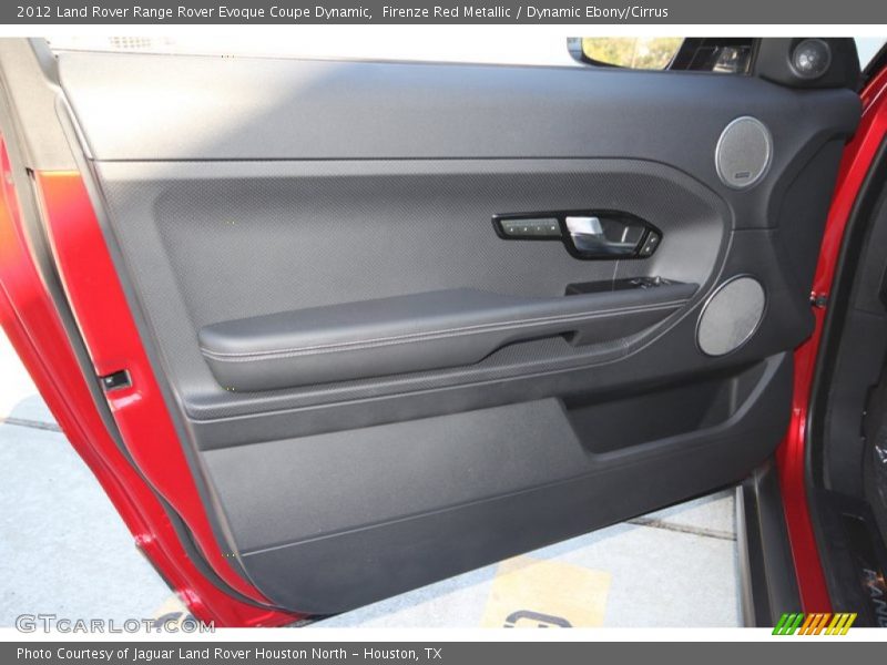 Firenze Red Metallic / Dynamic Ebony/Cirrus 2012 Land Rover Range Rover Evoque Coupe Dynamic